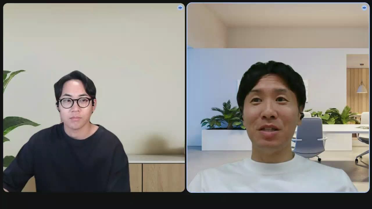 取材中に話す西山さん