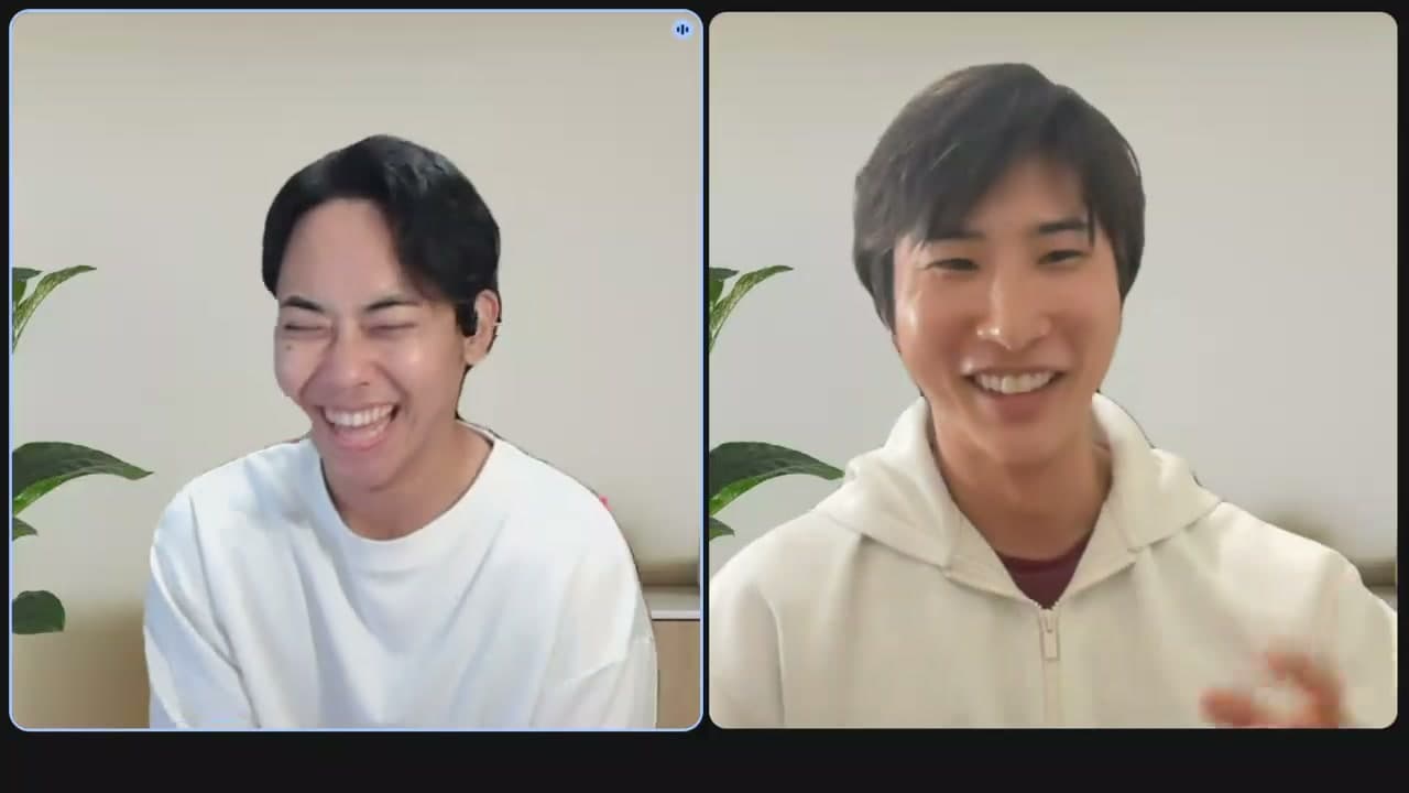 取材の終わりに笑顔を見せる寺澤さん(右)と泉(左)