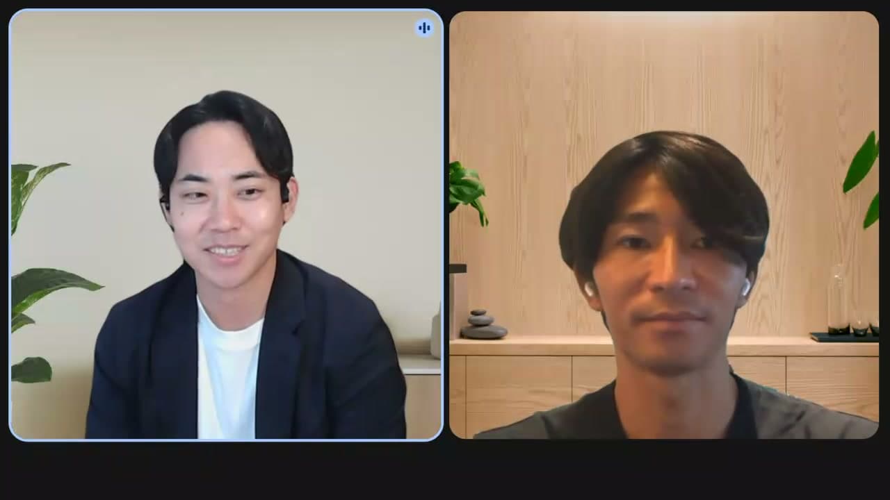 履歴書・求職者管理アプリの効果を話す日髙さん(右)と泉(左)