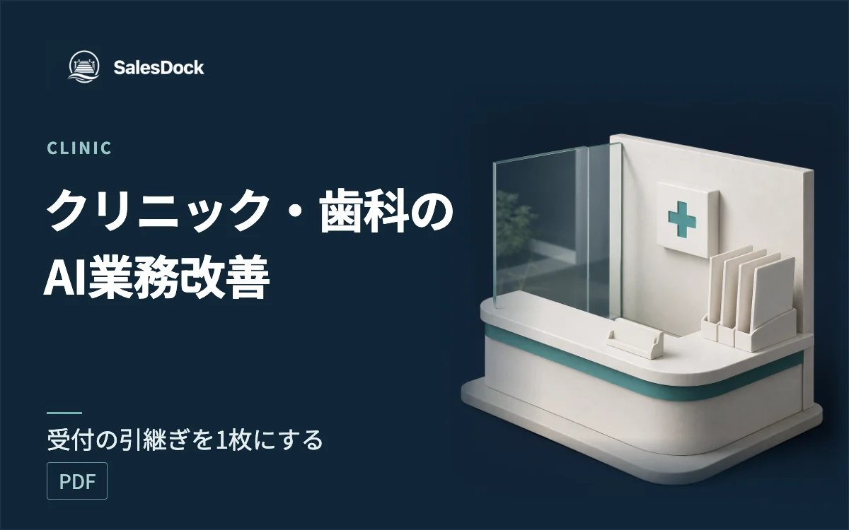 クリニック・歯科医院のためのAI業務改善ガイドの紹介イメージ